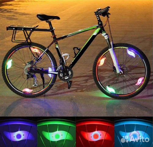 Водонепроницаемый фанарь на спицы велосипеда