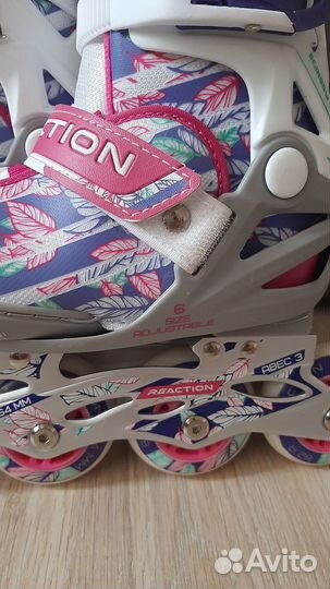 Роликовые коньки детские раздвижные Reaction 26-31