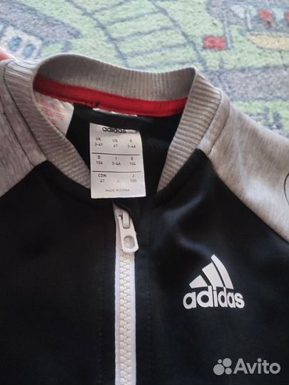 Флисовая кофта adidas