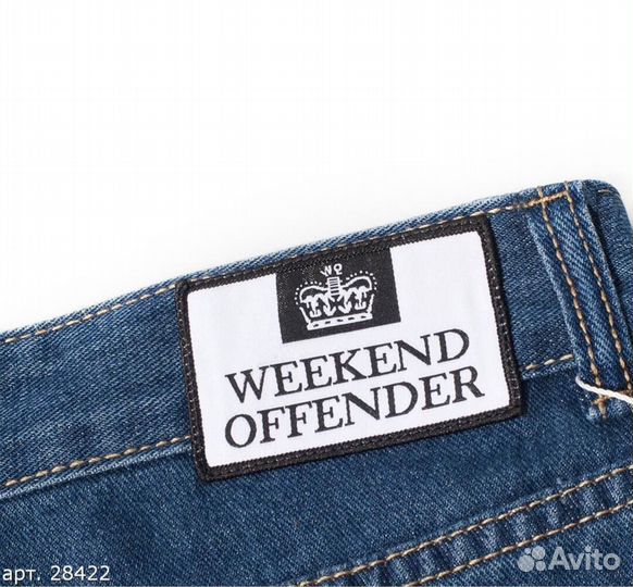 Джинсы Weekend Offender синего цвета