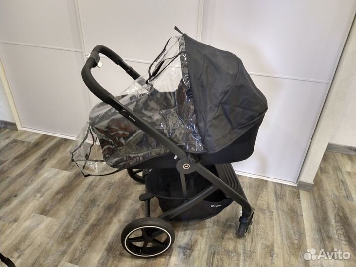 Коляска 4 в 1 Cybex Balios S lux Deep Black