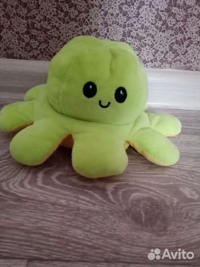 Мягкая игрушка осьминог перевертыш