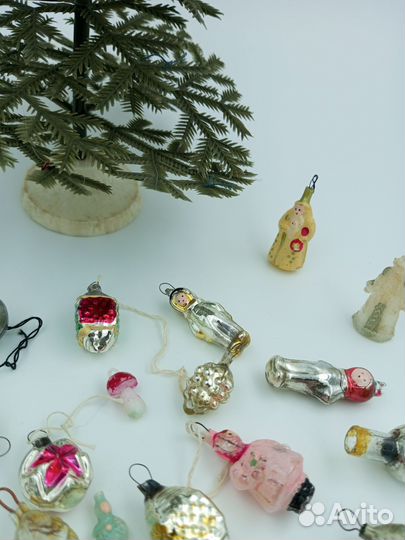 Елочные малютка, игрушки СССР