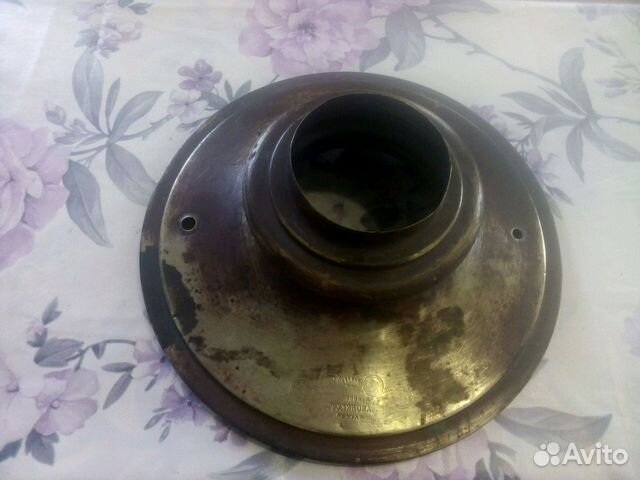 Крышка от старинного угольного