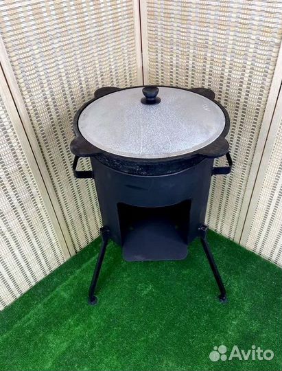 Казан 16 литров с печкой