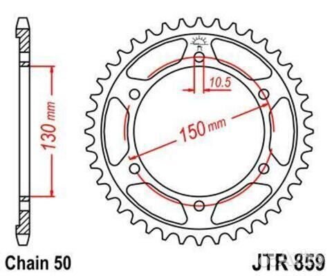 Звезда ведомая JTR859 46