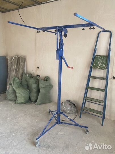 Подъемник для гипсокартона аренда. Для панелей