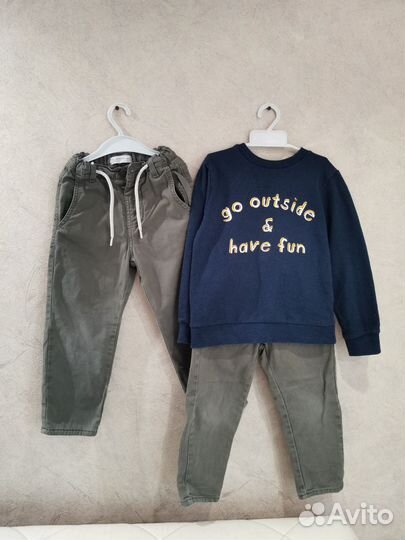 Вещи пакетом на мальчика 110 116