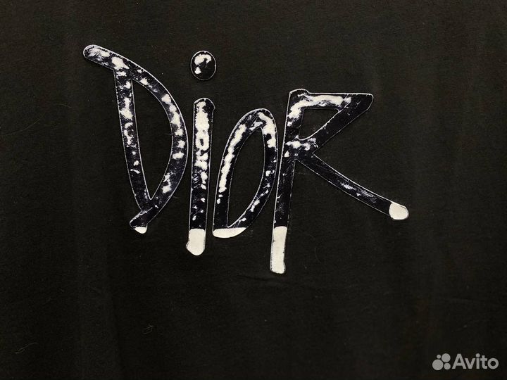 Футболка Dior Logo Black