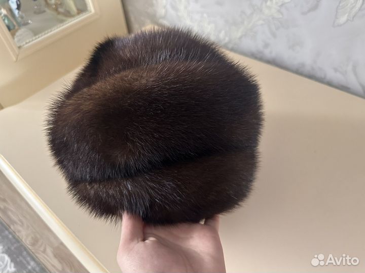 Шапка норковая женская