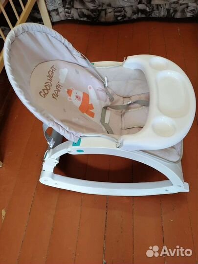 Шезлонг детский, качалка,baby moon