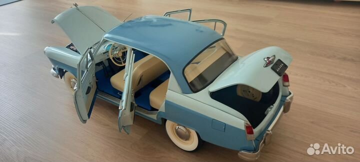 Модель Волга газ 21 деагостини. 1 : 8