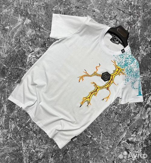 Стильная мужская футболка Philippe Plein