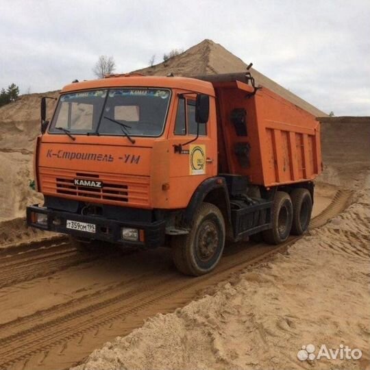 Песок мытый строительный