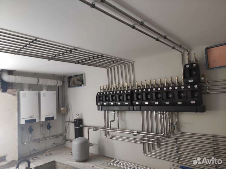 Монтаж отопления, водоснабжения, канализация