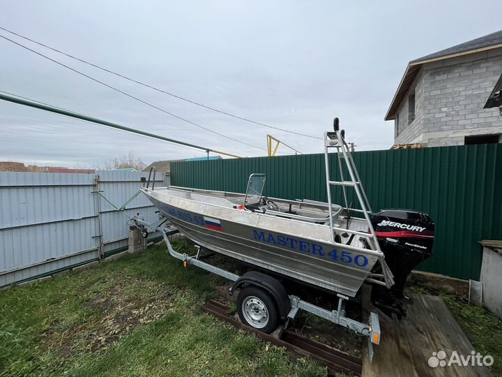 Master 450 с мотором mercury f50
