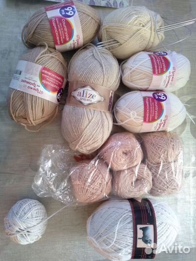 Пряжа нитки для вязания цена за все