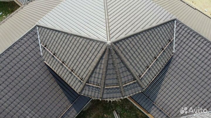 Кровля металлочерепица профнастил