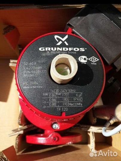 Циркуляционный насос Grundfos UPS 32-60 F