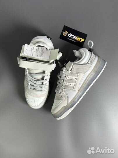 Кроссовки Bad Bunny x Adidas Forum Buckle Low Grey