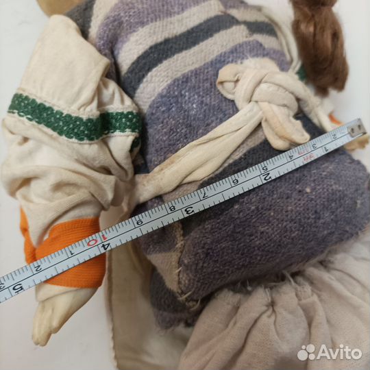 Кукла СССР, паричковая, на чайник, 1950года