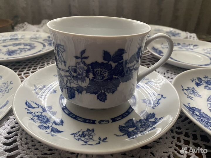 Сервиз остатки Чехия Синий лук