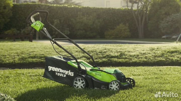 Газонокосилка аккумуляторная Greenworks 2501907UA