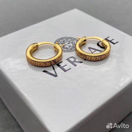 Серьги Versace