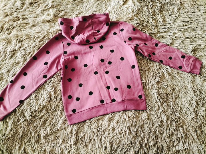 Новая олимпийка/ толстовка син 134