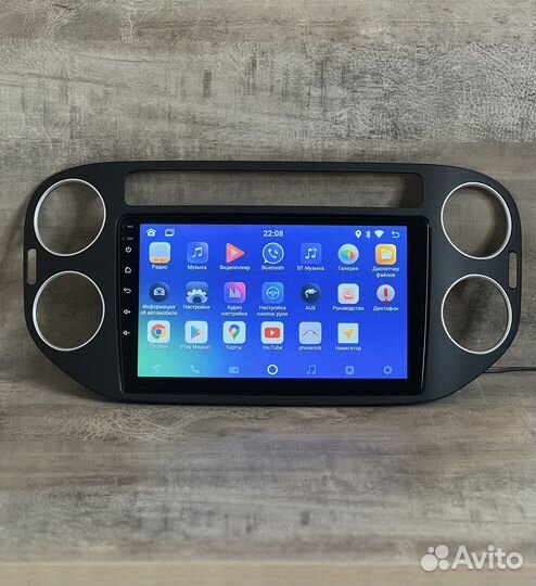 Магнитола для Tiguan 1 2006-2016 андроид 11 wifi