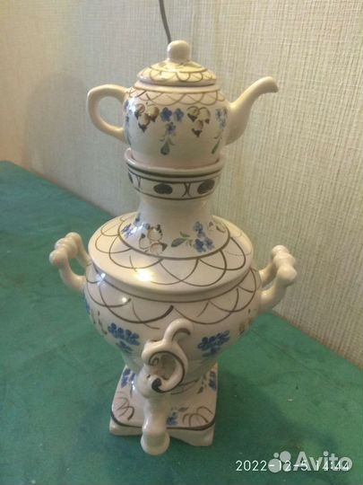 Сувенир керамический под гжель