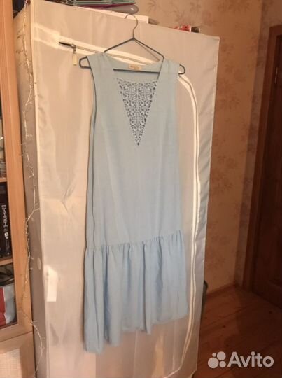 Платье хлопковое XS