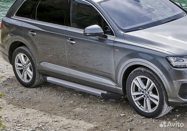 Пороги Подножки Audi Q7 2015- 