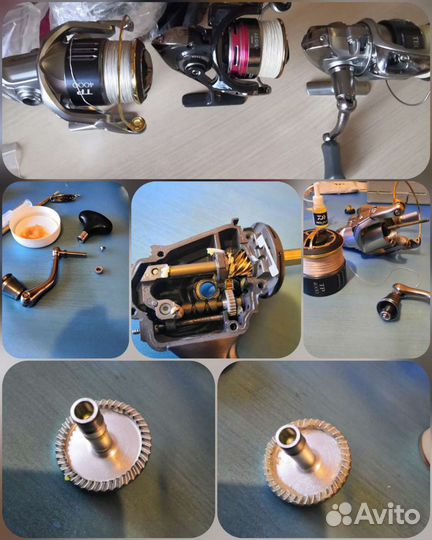 То и ремонт рыболовных катушек