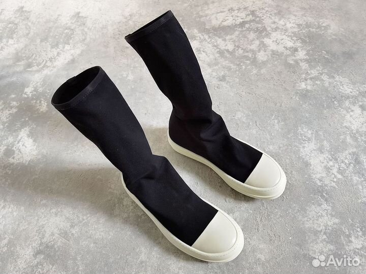 Rick owens кеды drkshdw SS24 lido high sock