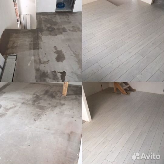 Укладка напольных покрытий