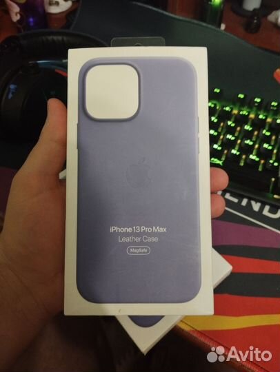 Кожаный чехол MagSafe iPhone 13 pro max