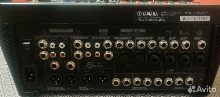 Микшерный пульт yamaha mgp12x