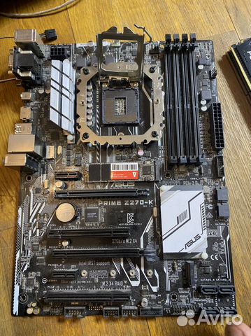 Материнская плата asus prime z270-k купить в Москве | Электроника | Авито