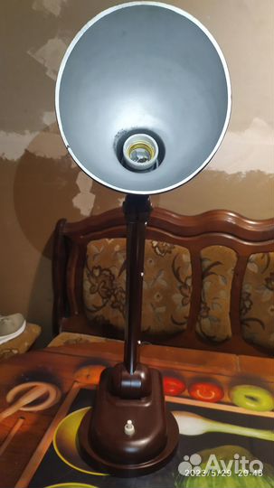 Лампа настольная карболит 