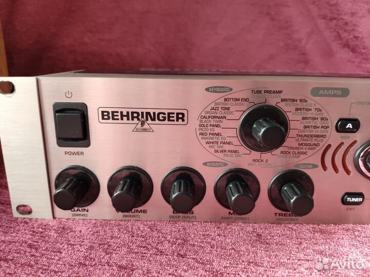 Гитарный процессор Behringer bass V-amp pro