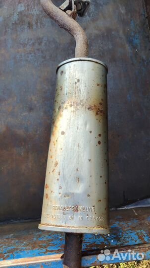 Глушитель nissan almera classic средняя часть