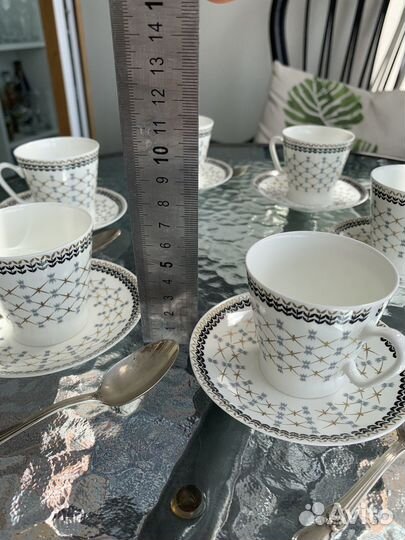 Старинный кофейный сервиз лфз