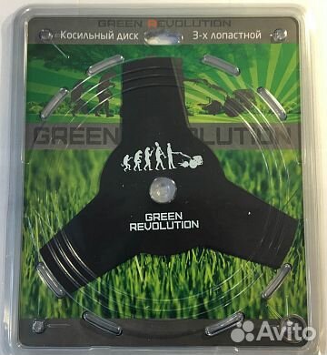 Диск для триммеров Green Revolution 3-х лопастной