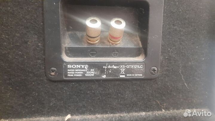 Автомобильный сабвуфер sony XS-gtx121lc