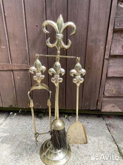 Винтажный Французкий набор для камина