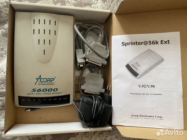 Модем аналоговый Acorp V92/V44
