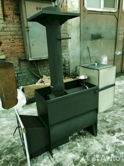 Банная печь «Эконом» выносом под топку