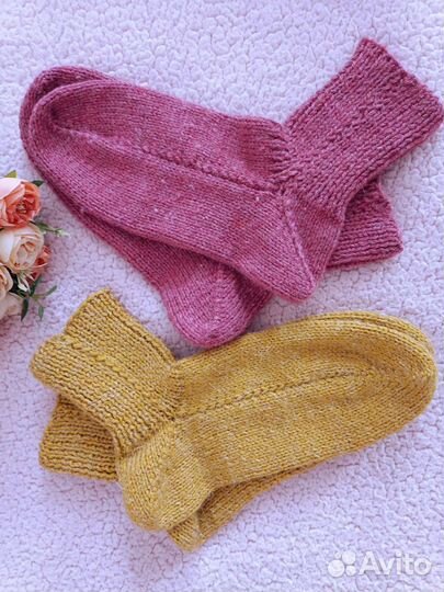 Вязаные носки