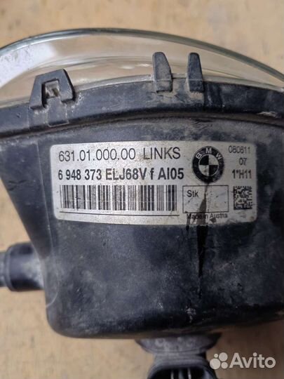 Противотуманная фара левая BMW 3 E90